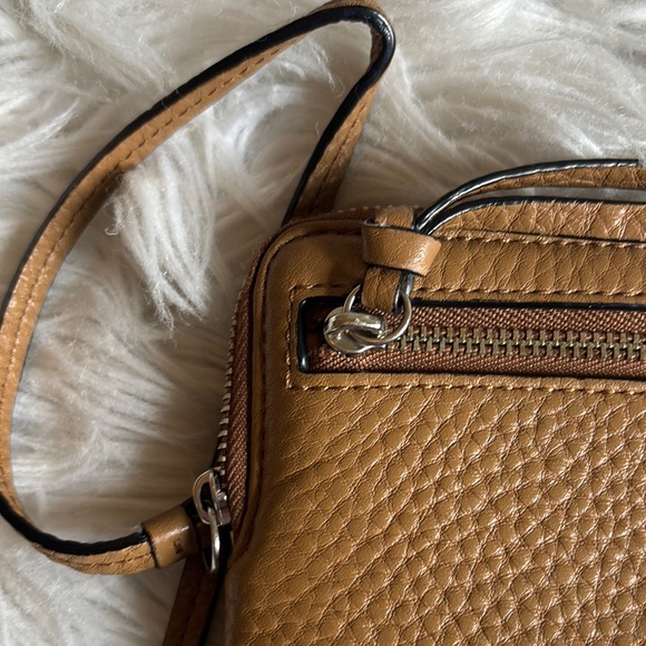 Coach Tan Leather Wristlet - Picture 13 of 16